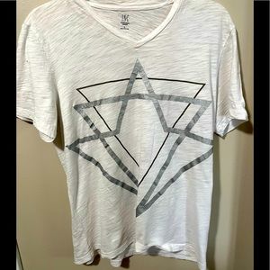 INC Graphic Chevron Tee -Large